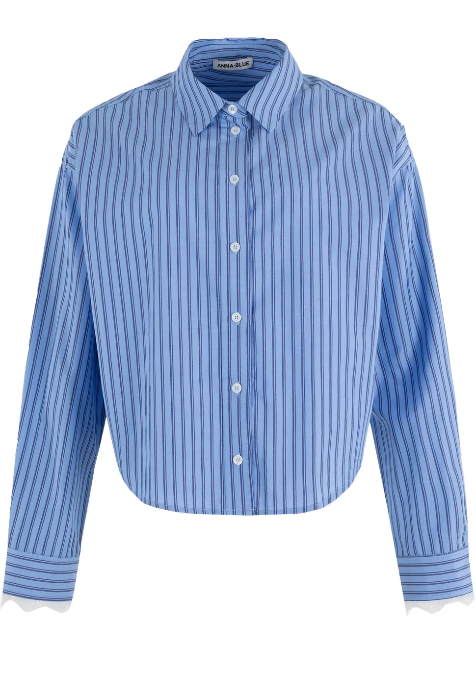 ANNA BLUE BLOUSE