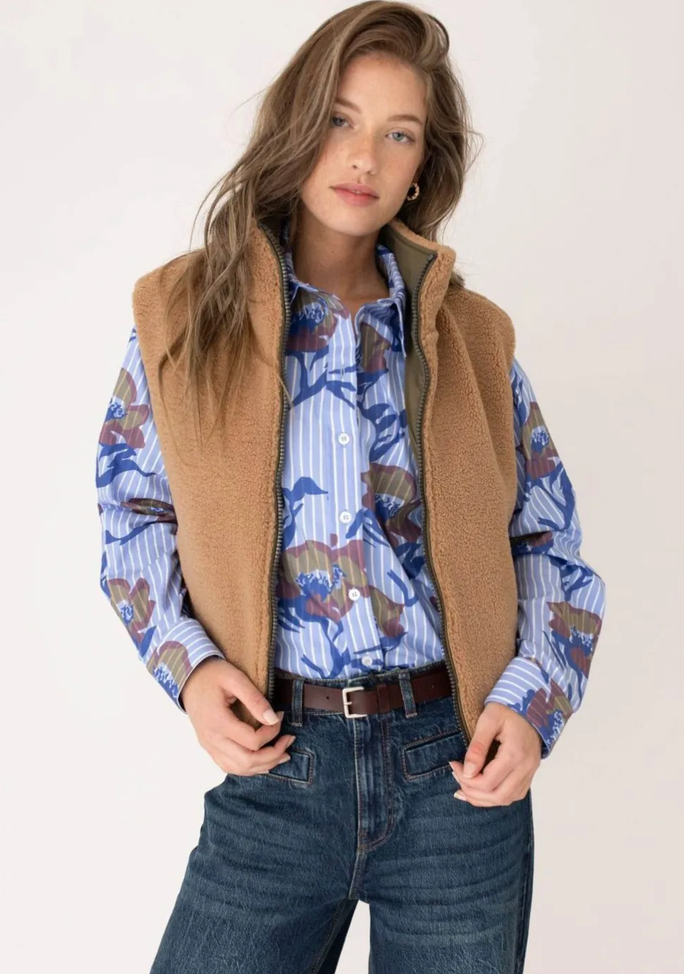 ANNA BLUE GILET