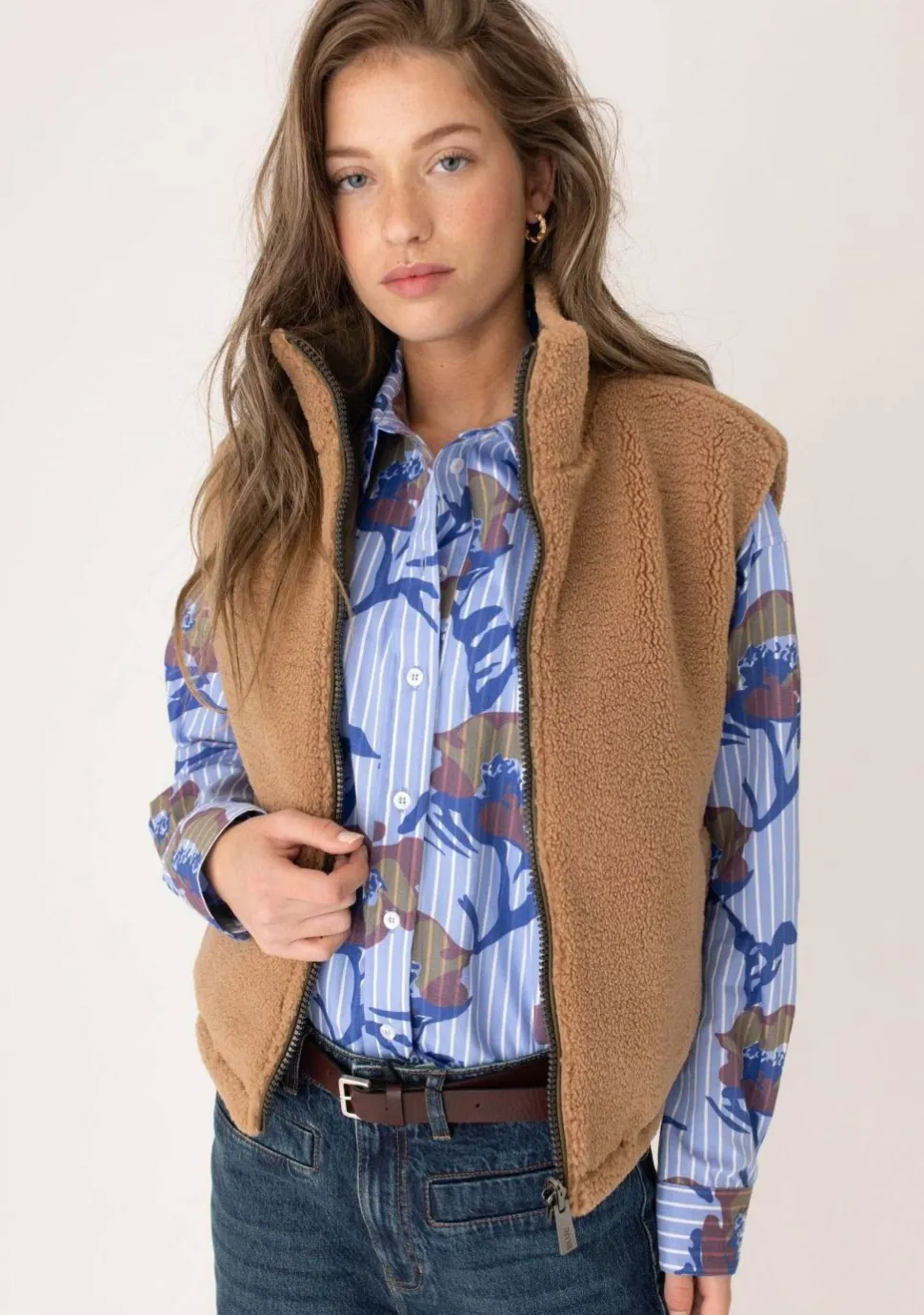 ANNA BLUE GILET