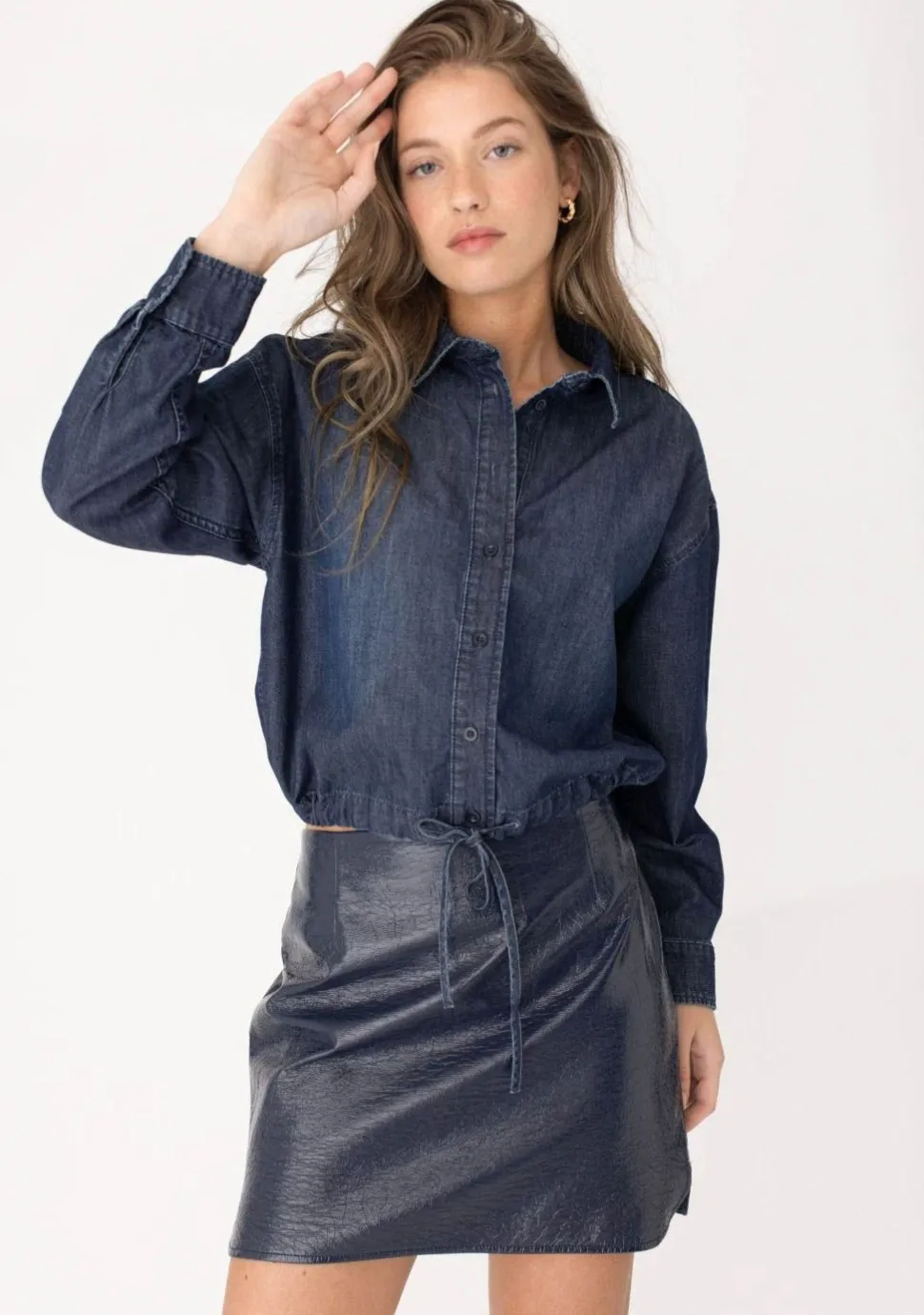 ANNA BLUE KORTE ROK