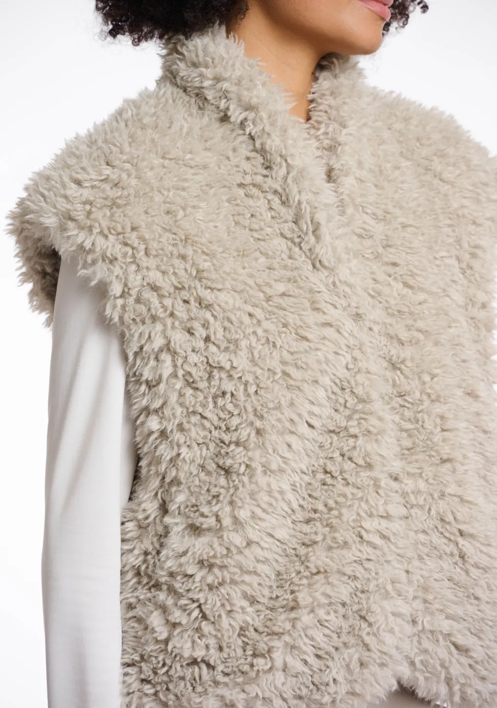 RINO EN PELLE GILET