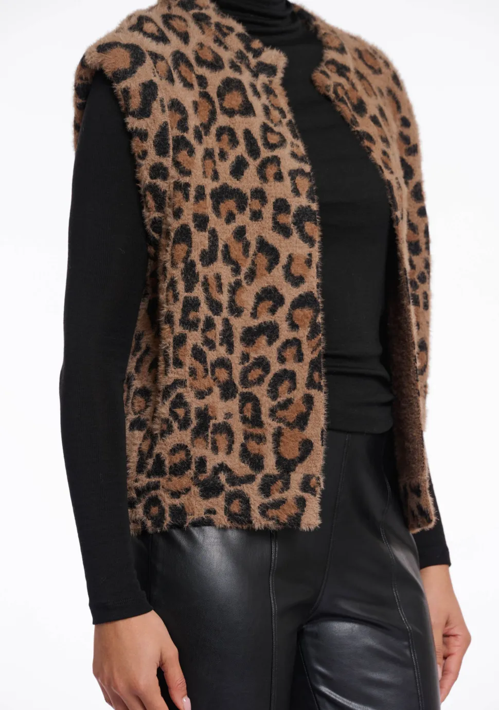 RINO EN PELLE GILET