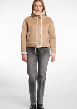 RINO EN PELLE LEER/SUEDE JACK