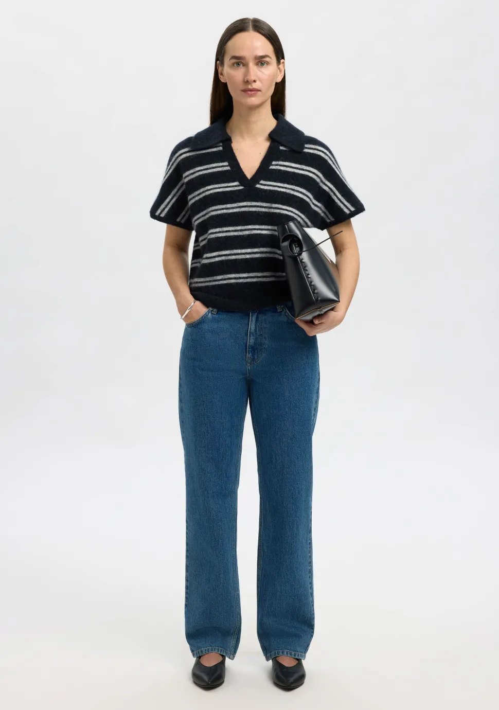 SELECTED FEMME TRUI KORTE MOUW