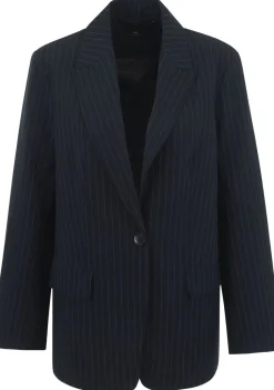 WITH BLACK BLAZER