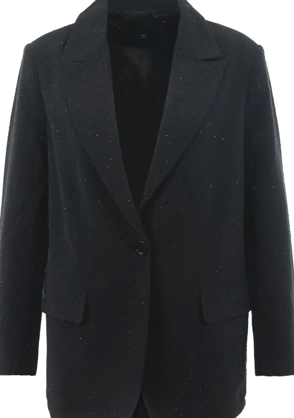 WITH BLACK BLAZER