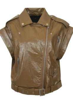 WITH BLACK GILET