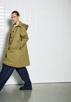 WITH BLACK TRENCHCOAT